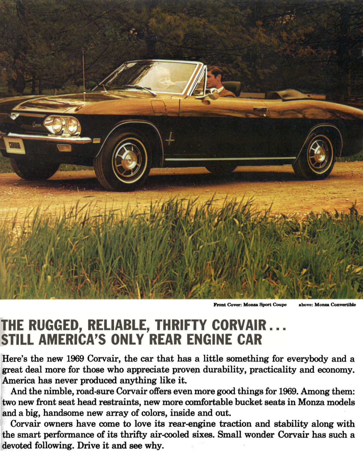 1969 Chevrolet Corvair Brochure Page 2